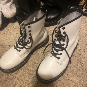 White doc martins
